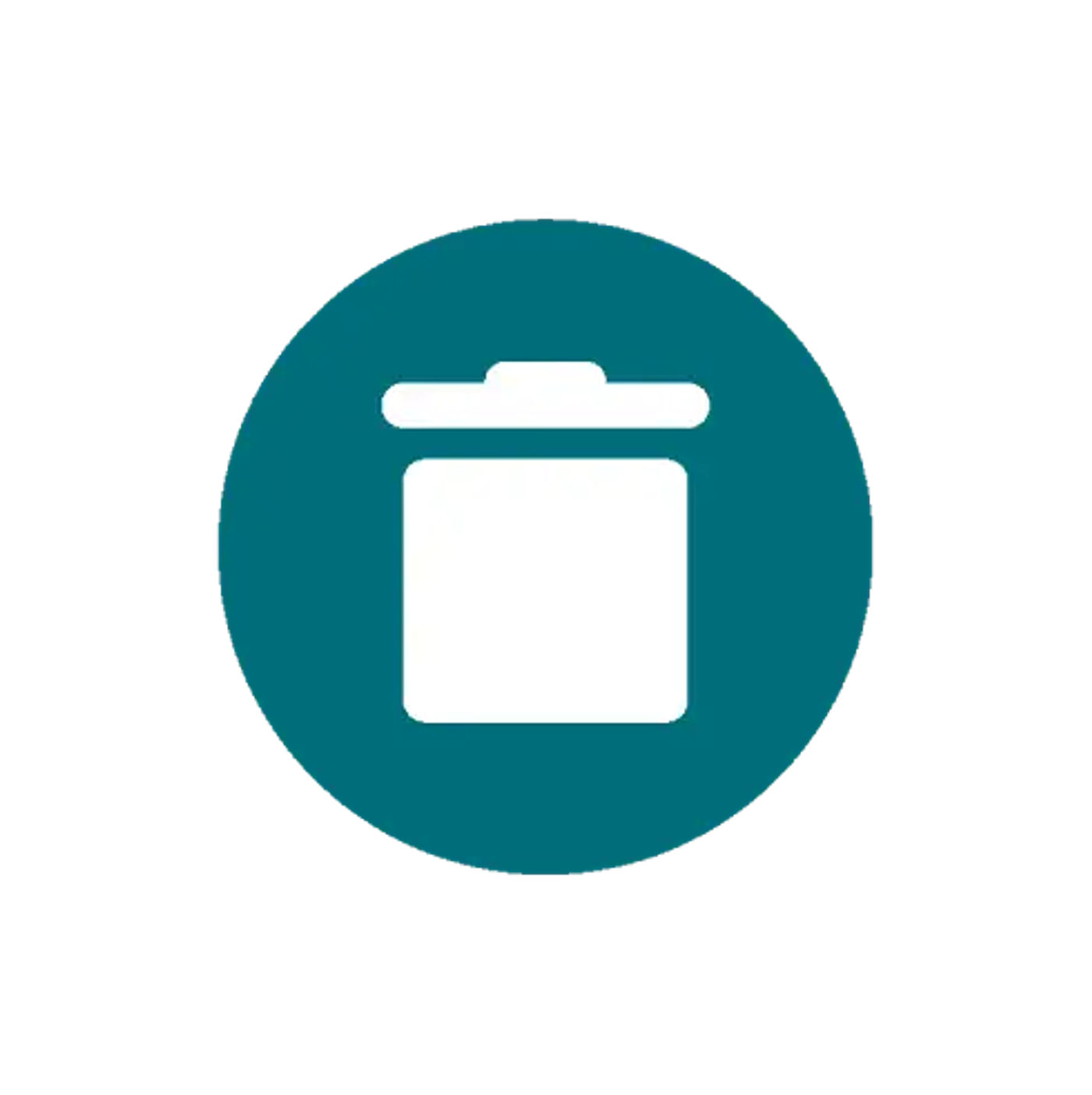 The Can Delete for Trello icon, a trash can in a teal circle