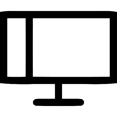 Icon of a desktop PC screen