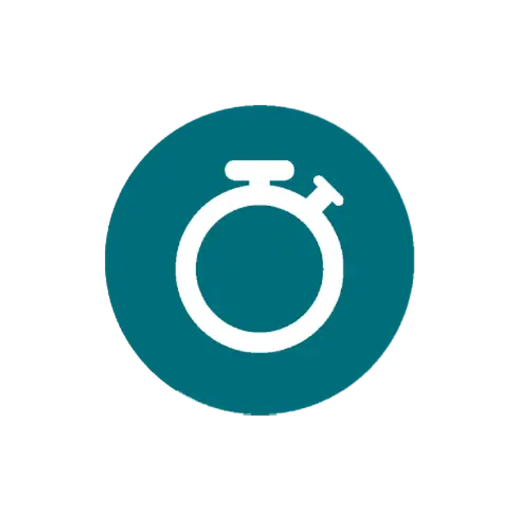 The Time Tracking for Trello icon, a stopwatch in a teal circle