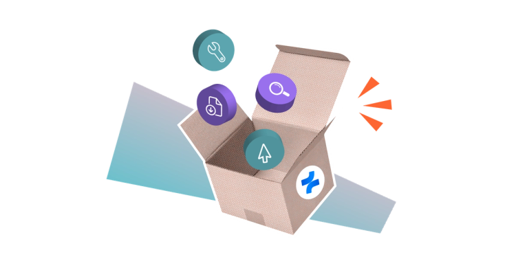 Confluence icons in a box