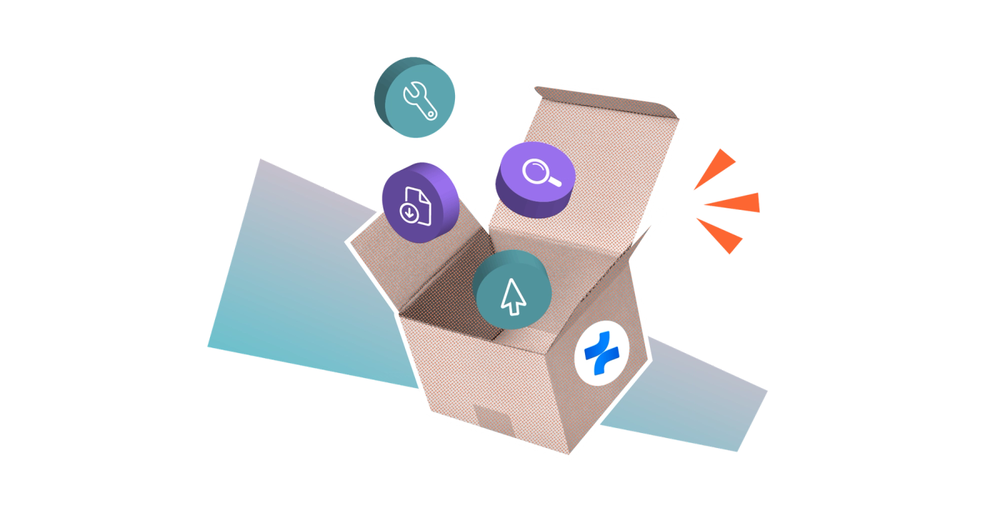 Confluence icons in a box