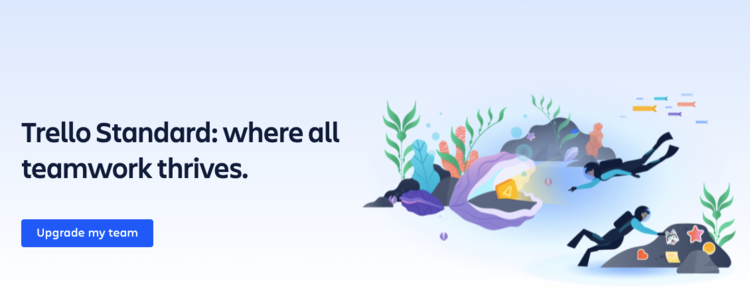 An image header to introduce Trello Standard