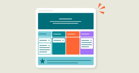Illustration of the Agile Kanban Board Template for Confluence