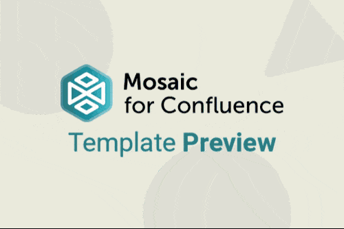 A scrolling gif of the Agile Customer Feedback Log Template for Confluence