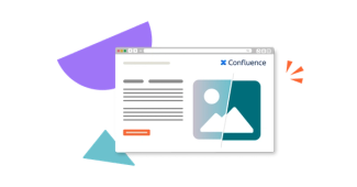 A before-and-after comparison of a colour overlay on an image in Confluence