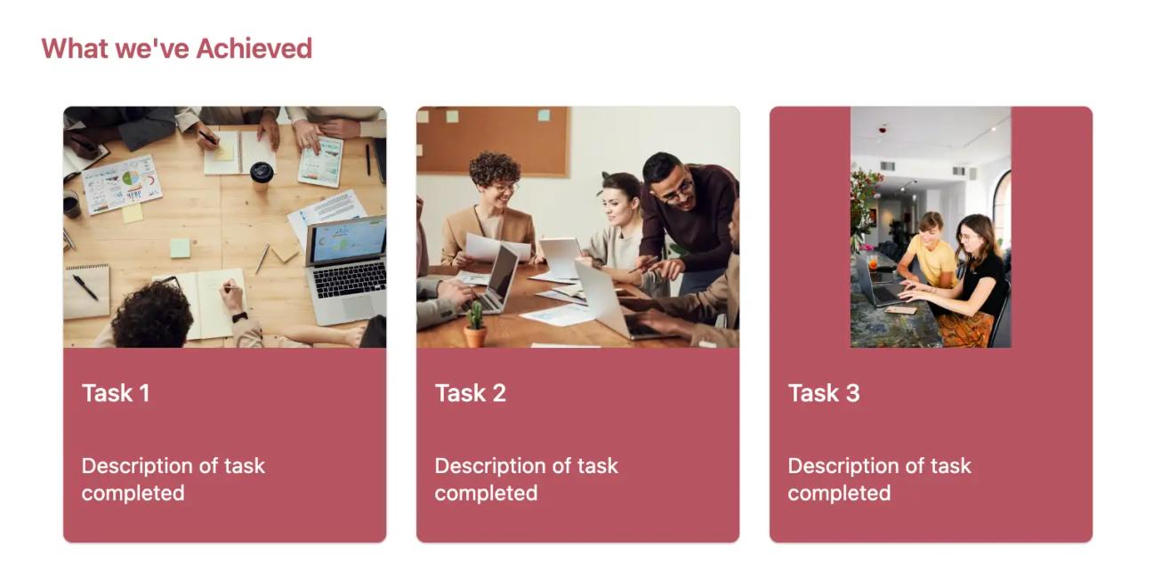 Show off your achievements with Advanced Cards.