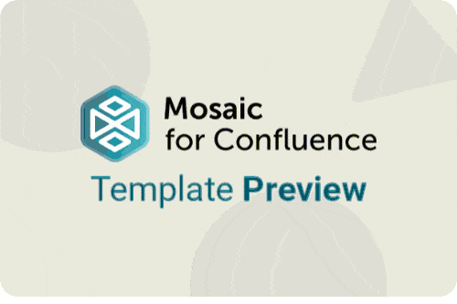 Animated GIF of a user scrolling down through the knowledge base (corporate tranquility) template.