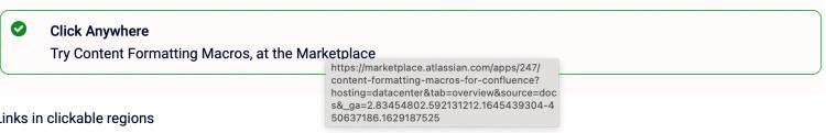 A Clickable macro in Confluence Data Center