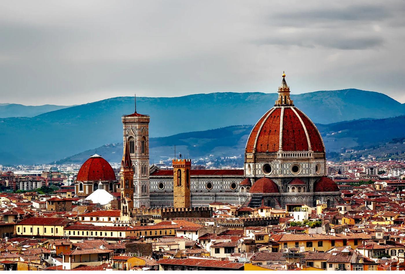 Florence Cathedral and its surrounding buildings