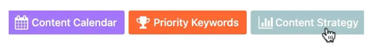 Three visual buttons on a Confluence page
