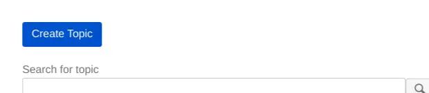 The Create Topic button in the Confluence Forums macro