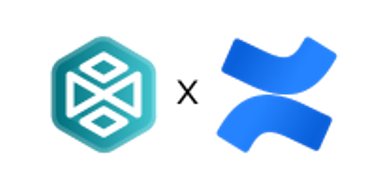 Mosaic and Confluence icons with an x inbetween