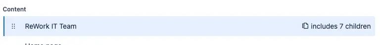 The Move box in Confluence showing a parent page with its children pages
