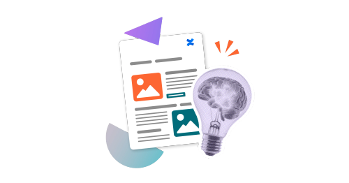 A colourful collage-style graphic of a Confluence page and a lightbulb.