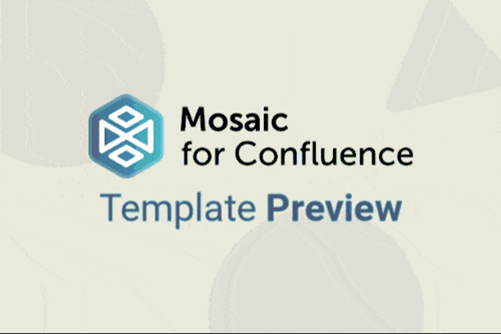 A scrolling GIF of a Team Profiles example page in Confluence