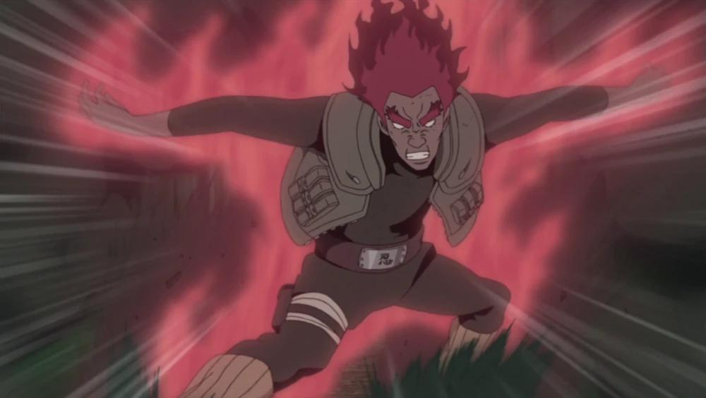 Guy opened the eighth gate when he fought against Madara Rikudo
