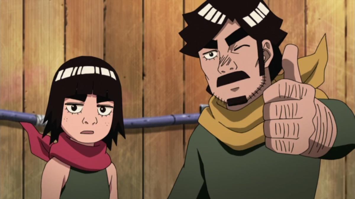 Might Duy always motivates Guy to train to become a strong shinobi