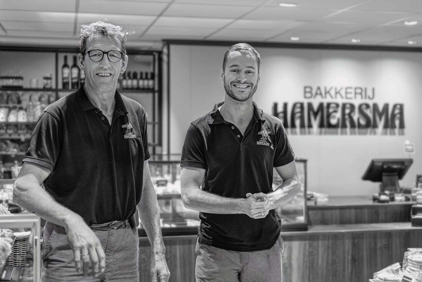 Familie Hamersma uit Grootegast in de sfeervolle winkel die door Infrashop is ontwikkeld