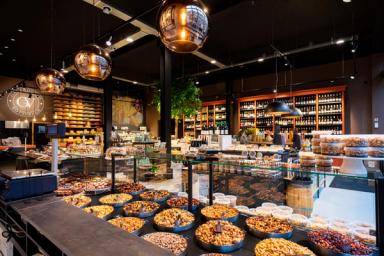 Winkelinterieur van Gastrovino Rotterdam gemaakt door Infrashop