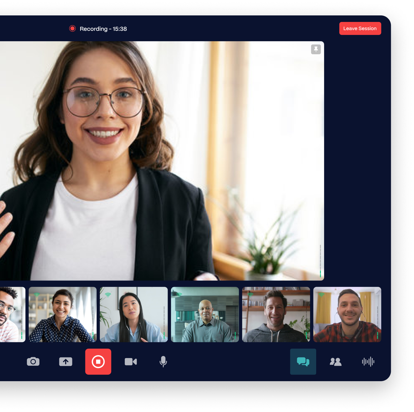 SquadCast in session SquadCast in session