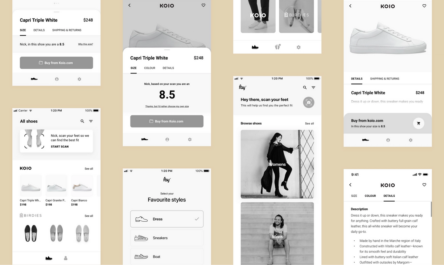 Mobile wireframes Mobile wireframes