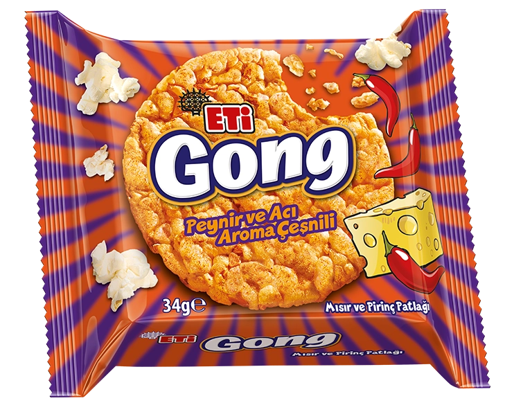 ETi Gong Peynir ve Acı Aromalı Çeşnili