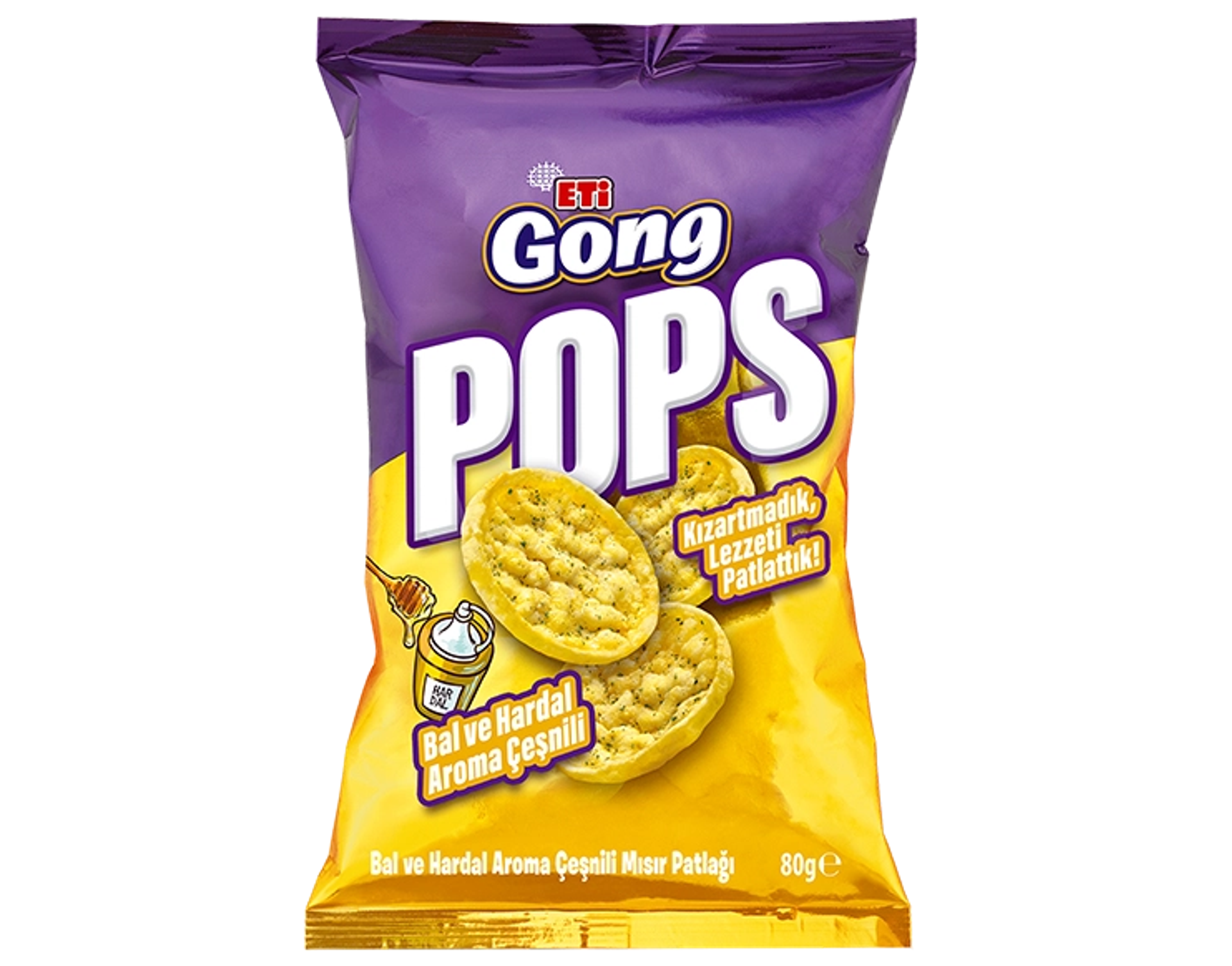 ETi Gong Pops Bal ve Hardal Aroma Çeşnili