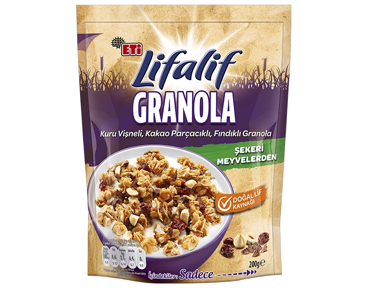 Granola Vişne Kakao Fındık