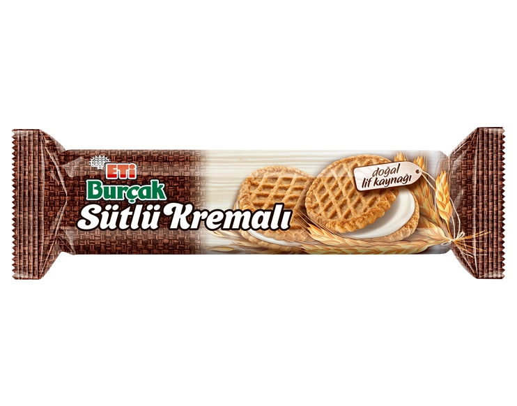 Sütlü Kremalı Yulaflı Bisküvi