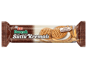 Sütlü Kremalı Yulaflı Bisküvi