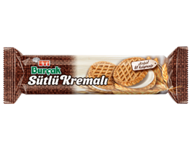 Sütlü Kremalı Yulaflı Bisküvi 