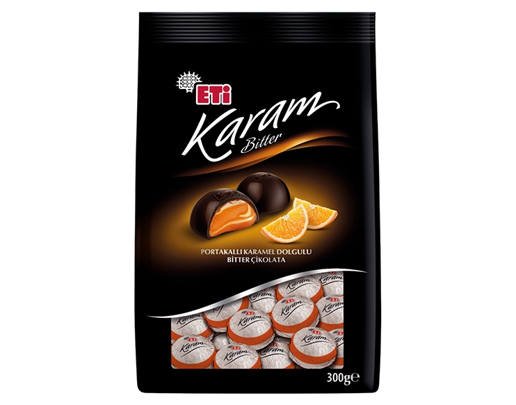 ETi Karam Portakallı Karamel Dolgulu Bitter