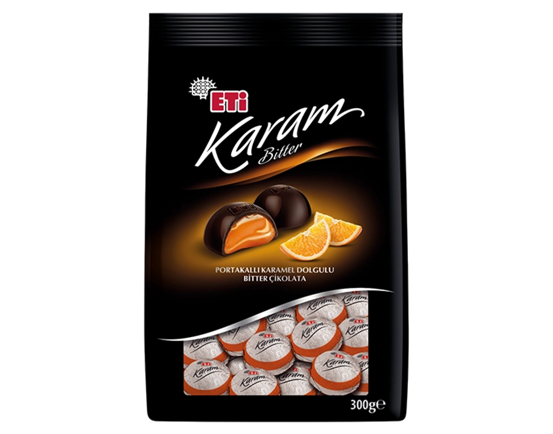 ETi Karam Portakallı Karamel Dolgulu Bitter 