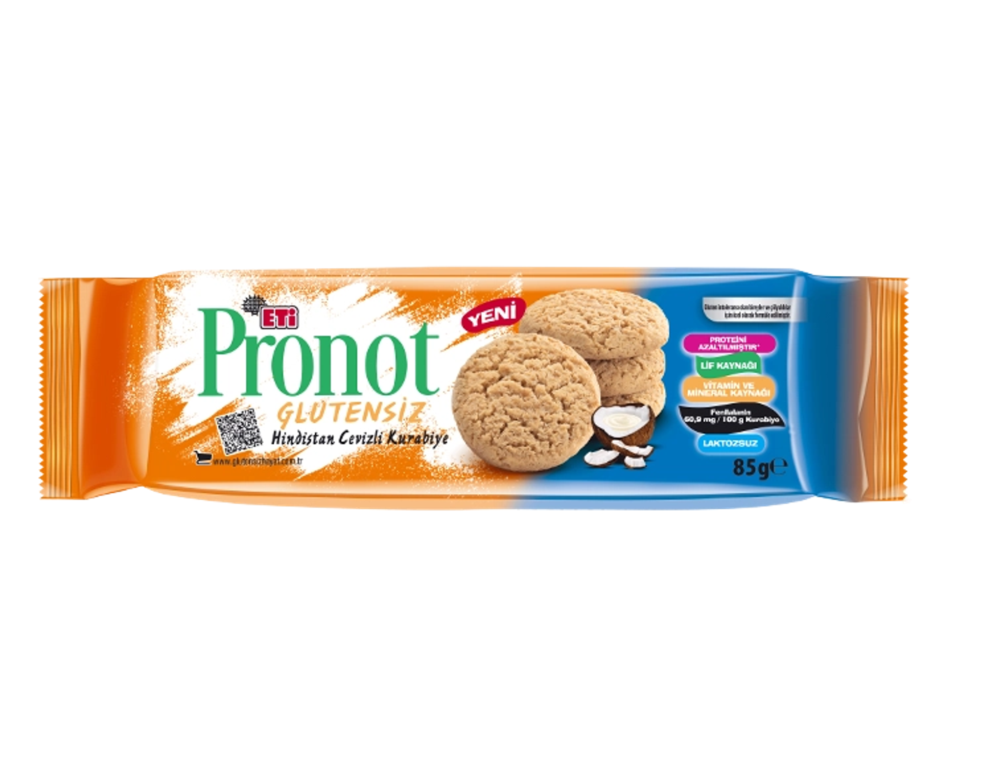 Pronot Glutensiz Hindistan Cevizli Kurabiye