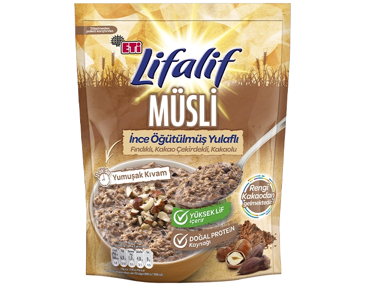 İnce Öğütülmüş Yulaflı Müsli