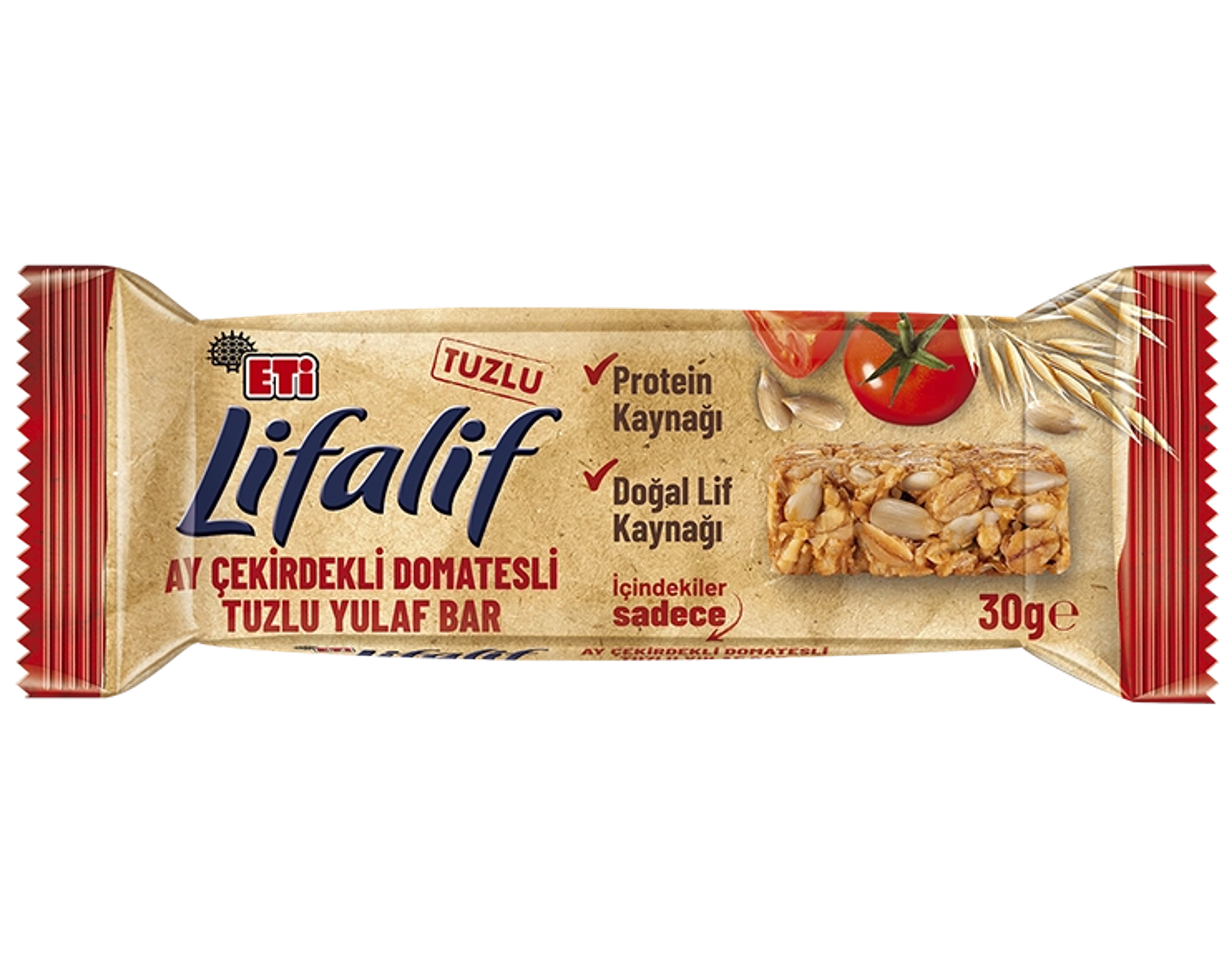 Ay Çekirdekli Domatesli Tuzlu Bar