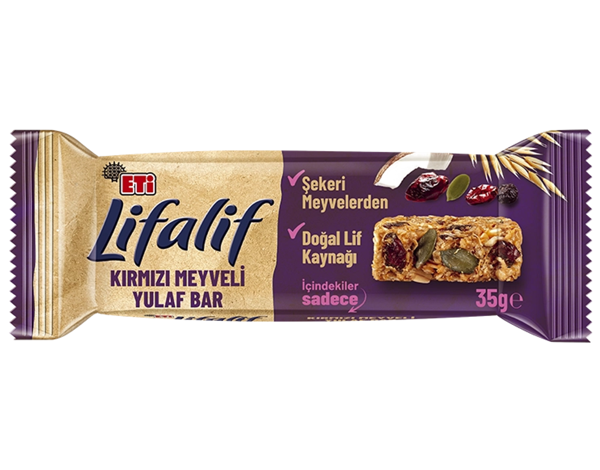 Kırmızı Meyveli Yulaf Bar