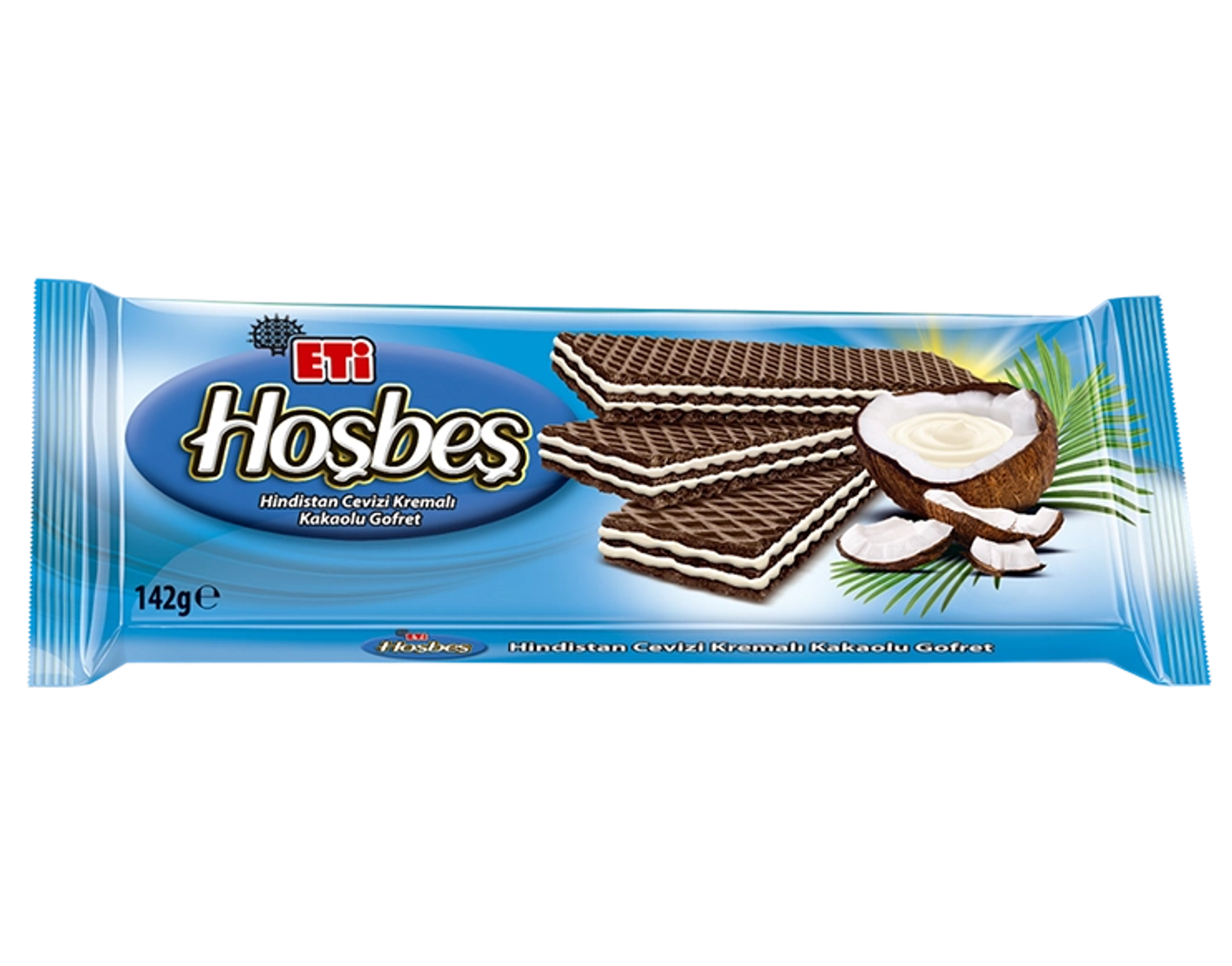 ETi Hoşbeş Hindistan Cevizi Kremalı Kakaolu Gofret