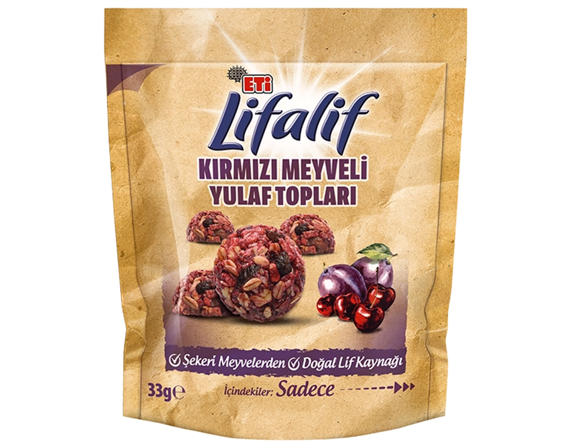  Kırmızı Meyveli Yulaf Topları