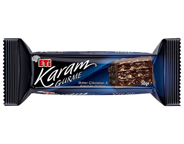 ETi Karam Gurme Bitter Çikolatalı Gofret