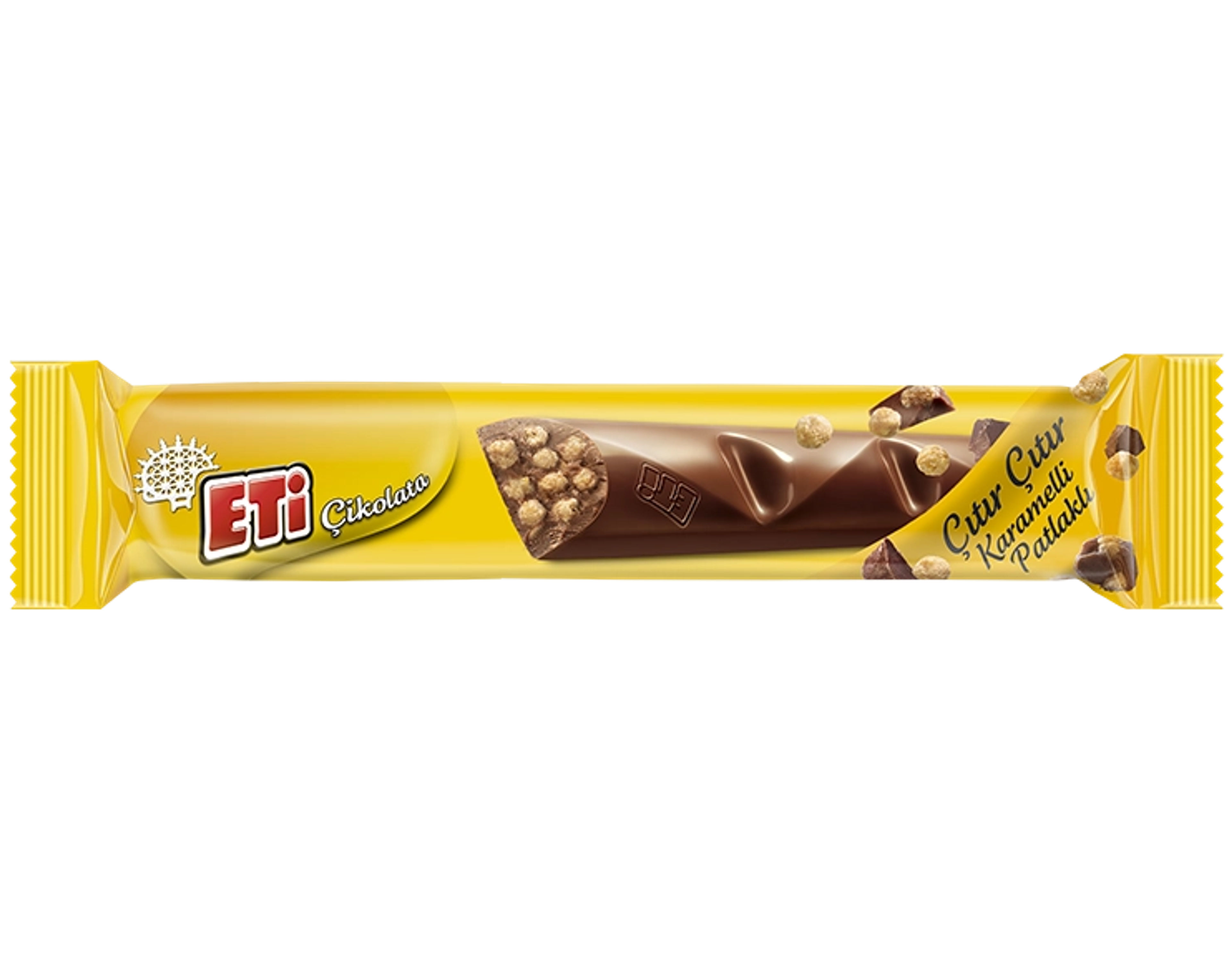 ETi Çikolata Karamel Patlaklı Sütlü Çikolata