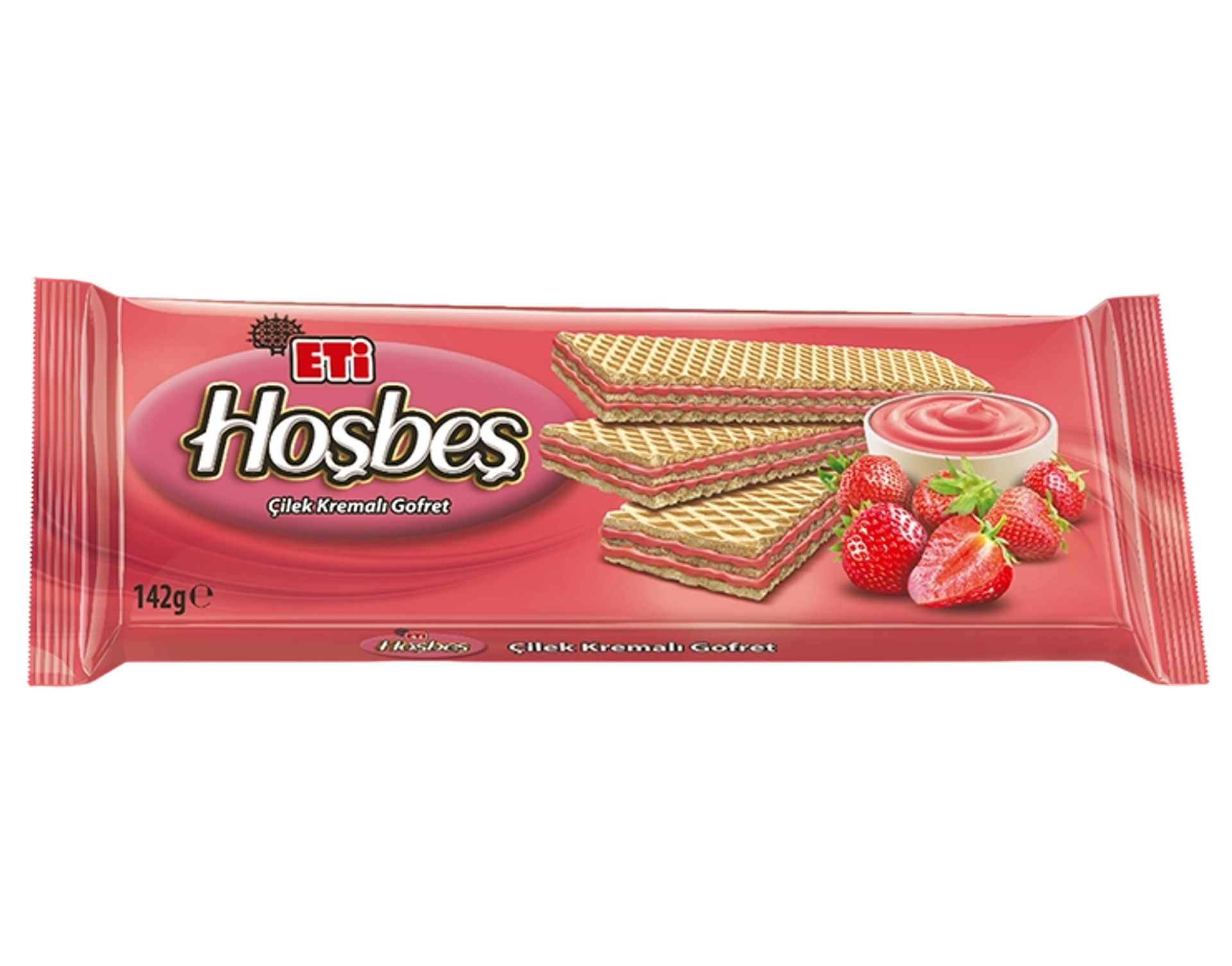 ETi Hoşbeş Çilek Kremalı Gofret