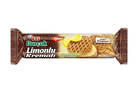 Limon Kremalı Yulaflı Bisküvi
