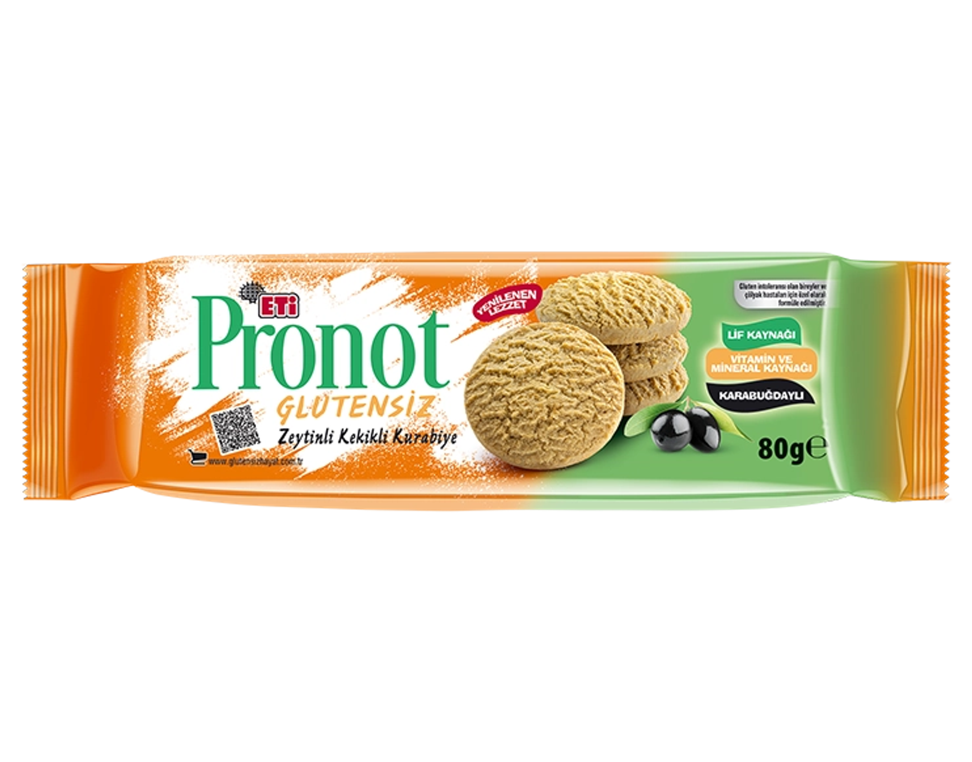 Eti Pronot Glutensiz Zeytinli Kekikli Kurabiye