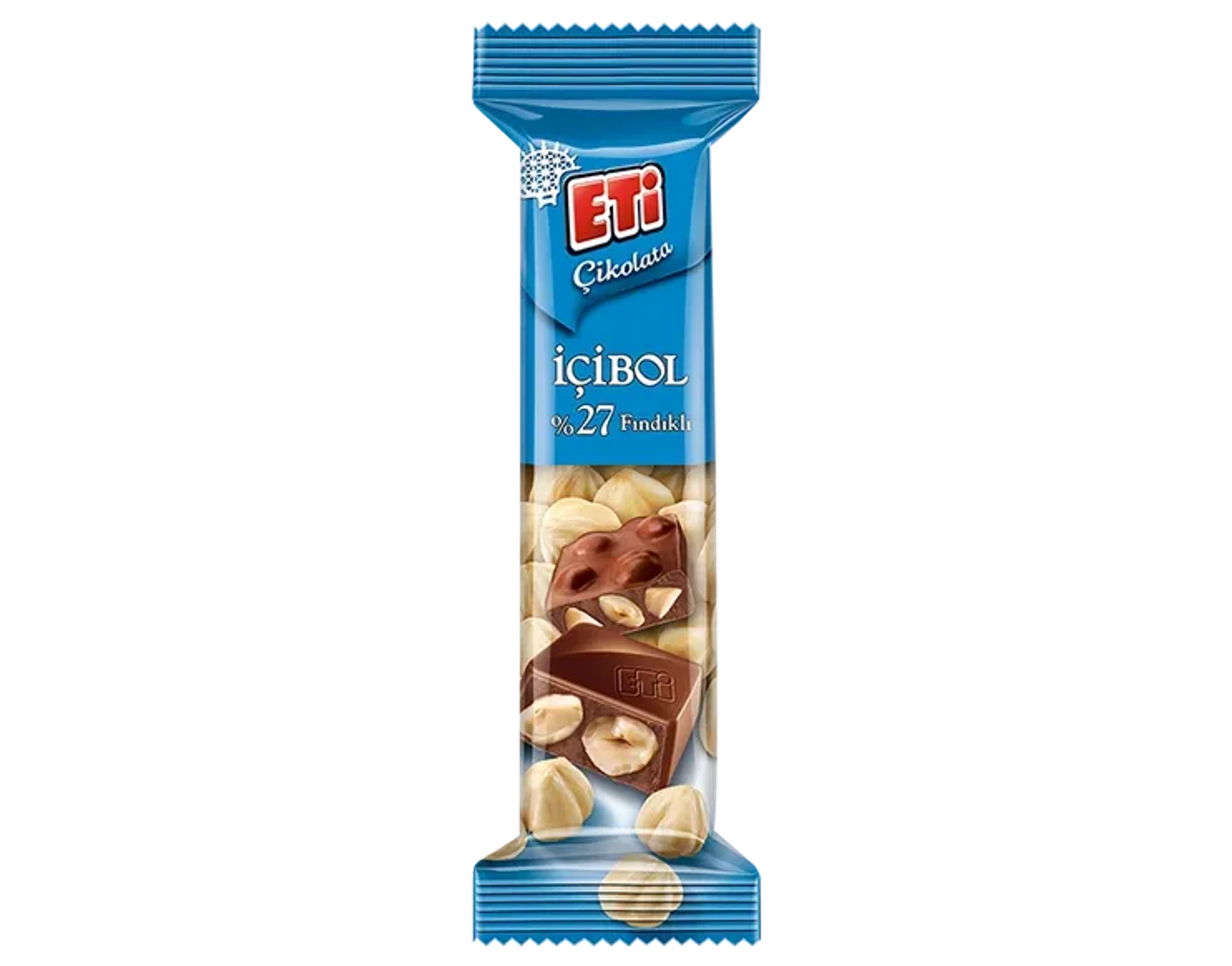 ETi Çikolata İçibol %27 Fındıklı Sütlü Çikolata