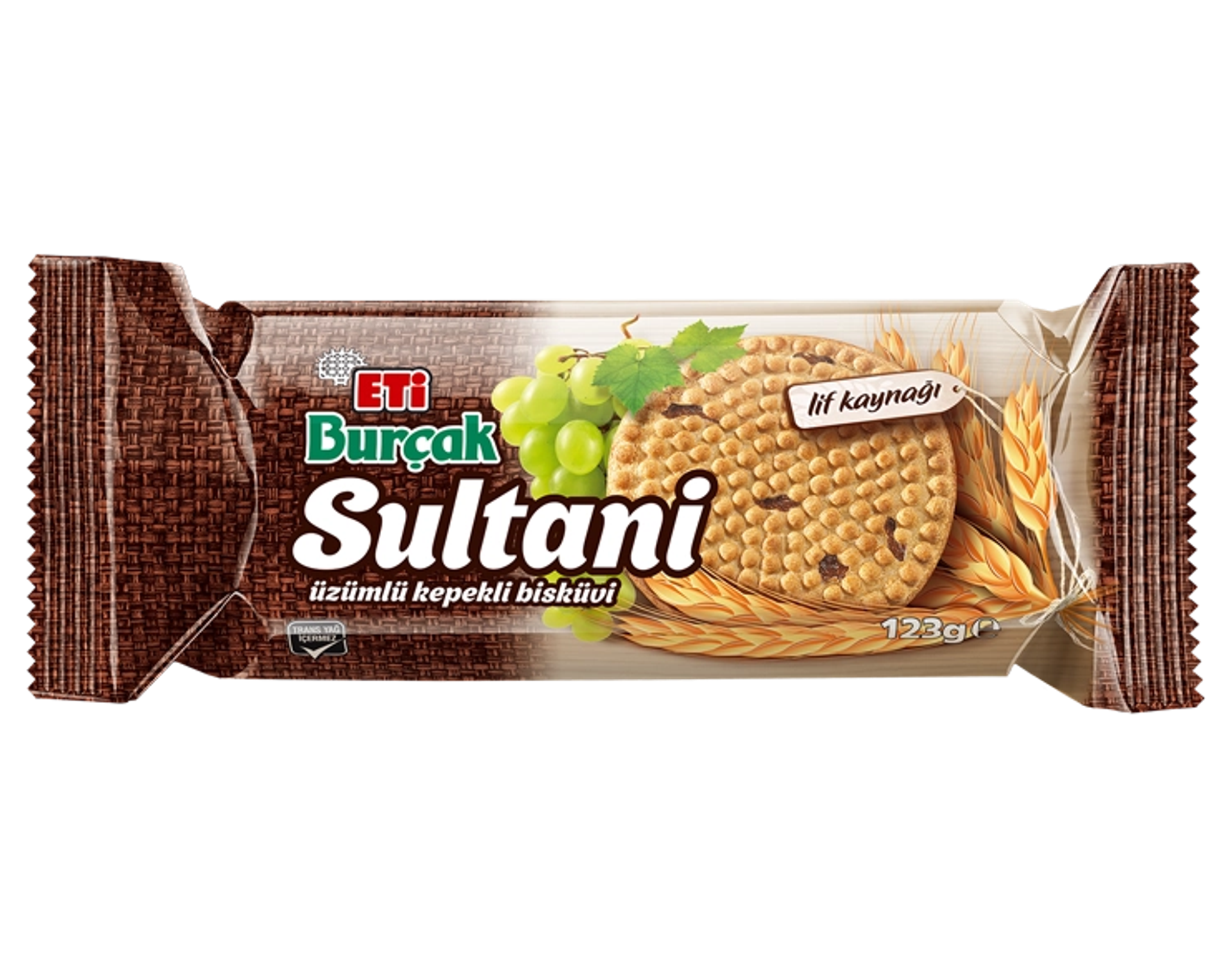 Sultani Üzümlü Kepekli Bisküvi 