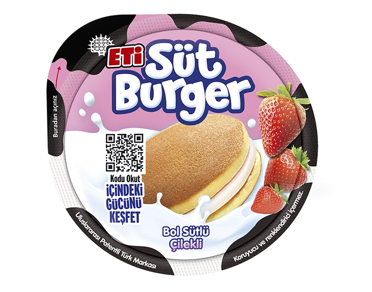 Süt Burger Sütlü ve Çilekli