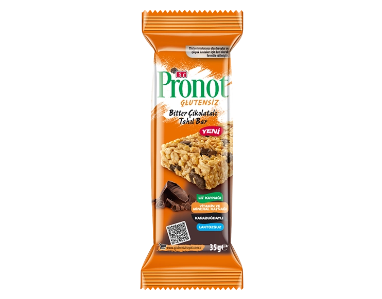 Eti Pronot Glutensiz Bitter Çikolatalı Tahıl Bar