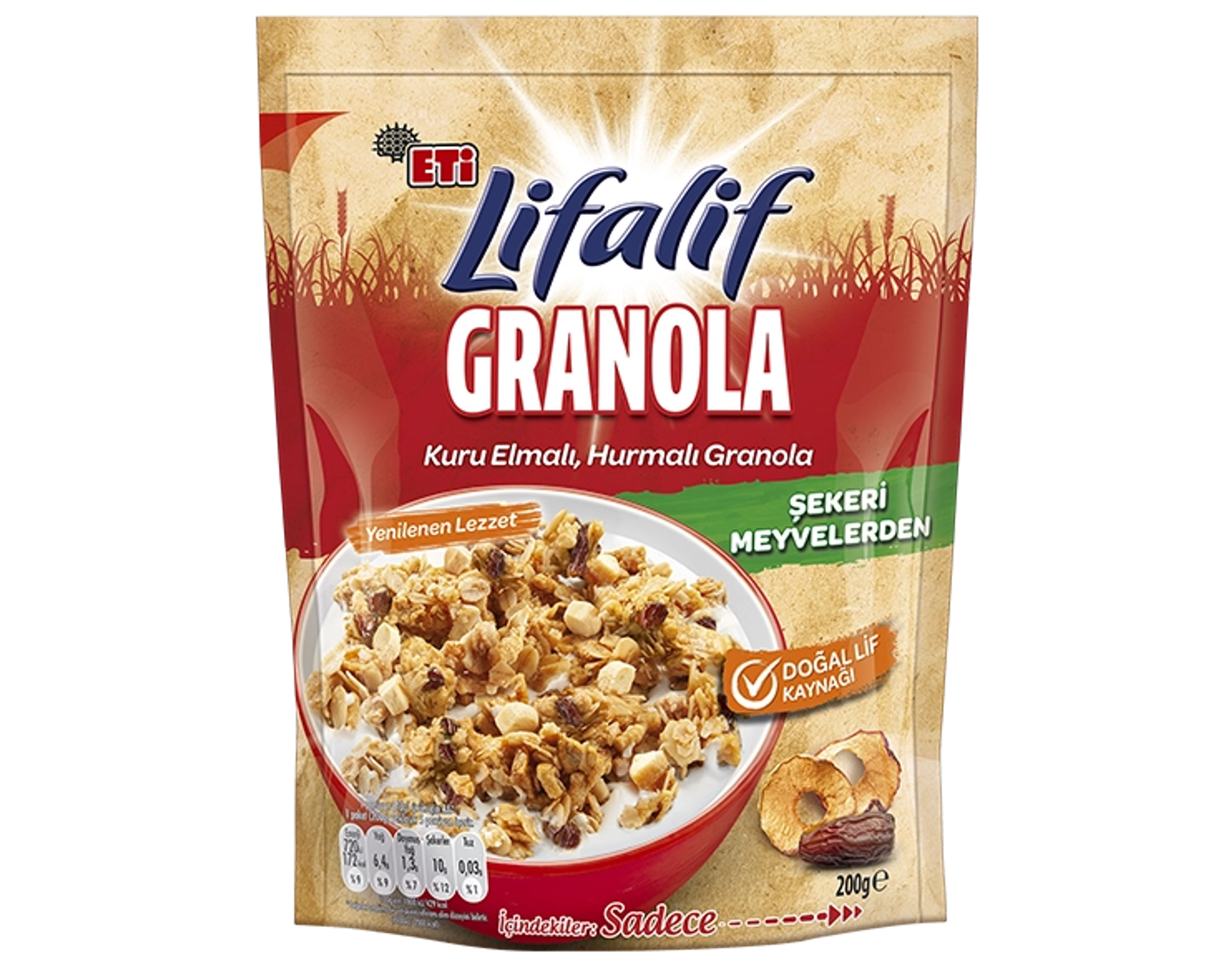 Kuru Elmalı & Hurmalı Granola