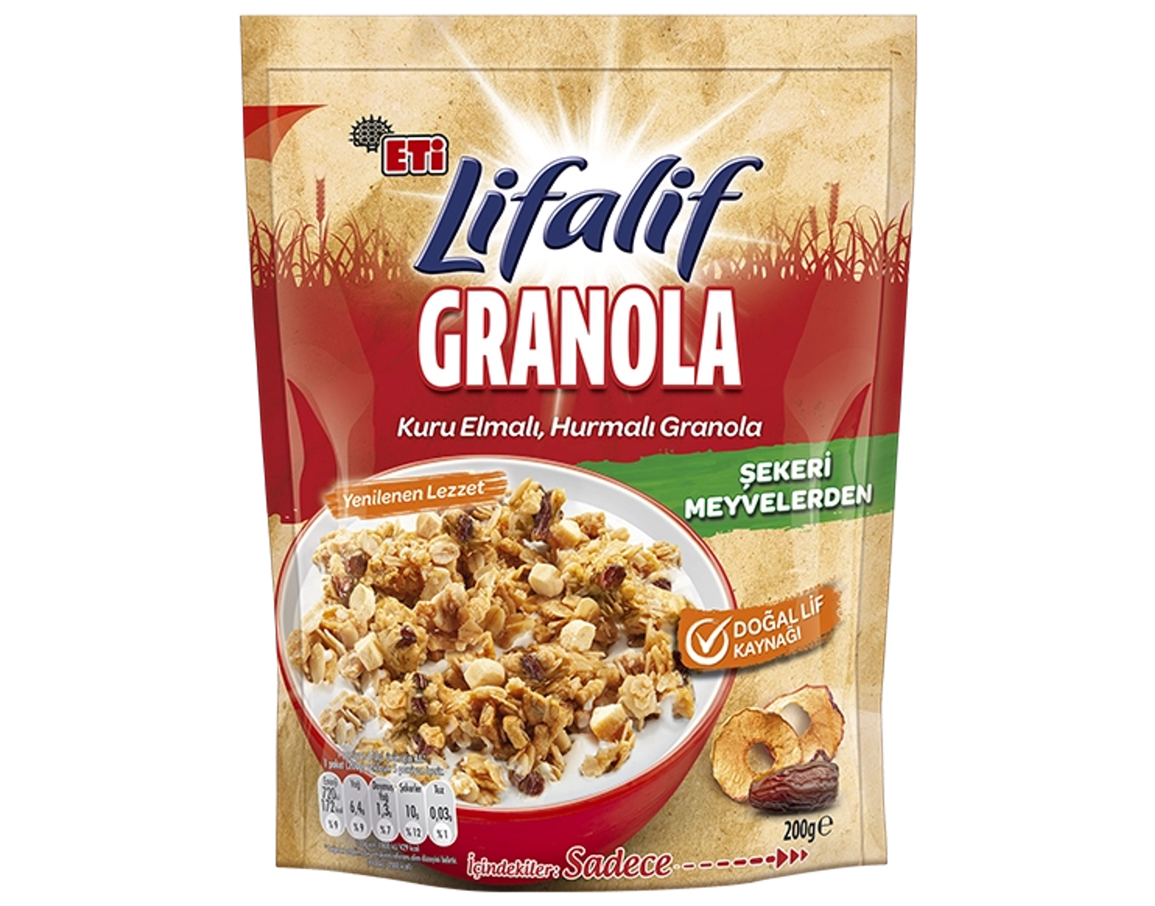 Kuru Elmalı & Hurmalı Granola